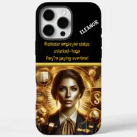 Empowered Lawyer Amid Golden Symbols iPhone 16 Pro Max Case