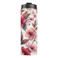 Cherry Blossom Thermal Tumbler