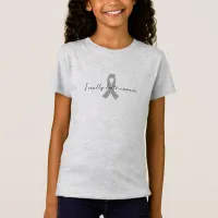 I Really Hate Cancer | Custom Ribbon Color T-Shirt