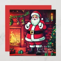 Letter From Santa | Father Christmas Giving Gifts Holiday Card