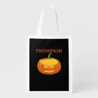 Trumpkin Jack-O-Lantern Classic Grocery Bag