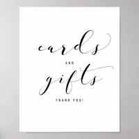 Wedding Elegant Calligraphy Cards & Gifts Sign