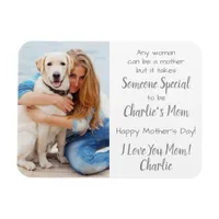 Dog Mom Custom Pet Photo Mother's Day Magnet