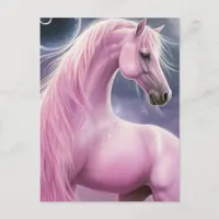 Pink Horse Postcard