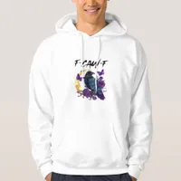 Crow F Caw F Funny Bird Moon Gothic Design Hoodie