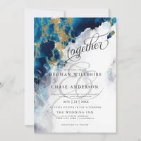 WEDDING | Blue Sapphire Watercolor BarefootBride™