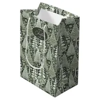 Green Earth Christmas Pattern#6 ID1009 Medium Gift Bag