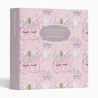 Baking Recipes Organizer Cookbook Binder