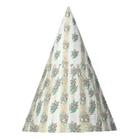 Vintage Rose Pattern - Party Hat