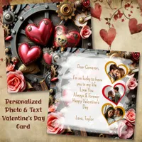 Gothic Steampunk Valentine's Day Photo Template