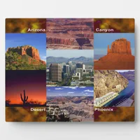 Arizona Desert Collage Plaque