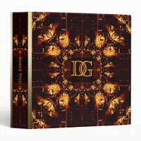 Earth Lava Fire Monogram Album Binder