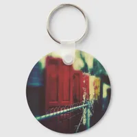 The Door Wall, Garden Art Keychain