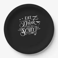 Eat Drink And Be Scary Unique Cool Paper Plates