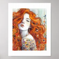 Sexy Red Hair Poster