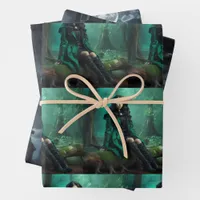 Gothic Elegance – Three Designs Wrapping Paper Sheets