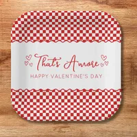 That's Amore! Italian Themed Valentine's Day Party Paper Plates