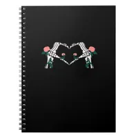 Never Wilts – Skeleton Hands Roses  Notebook