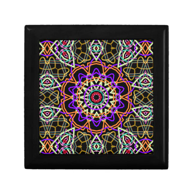 Modern kaleidoscope gift box