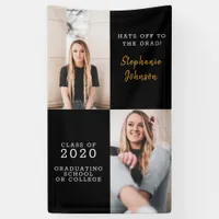 Trendy Vertical Graduate Photo Celebration Banner