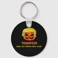 Trumpkin Make Halloween Great Again Short Funny Ha Keychain
