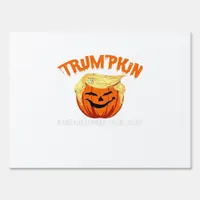 Halloween Trumpkin Make Halloween Great Again Sign