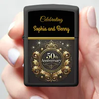 Opulent Gold: 50th Anniversary Masterpiece Zippo Lighter