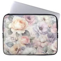 Elegant Rose Blossoms Laptop Sleeve