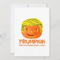 Trumpkin – Are You Scared? Classic Holiday Card