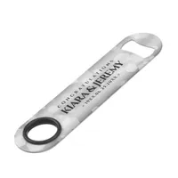 Elegant 25th Silver Wedding Anniversary Bar Key