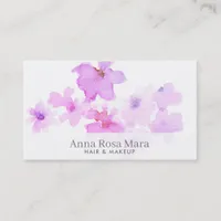 *~* Abstract Soft Elegant Floral Watercolor Pretty Business Card