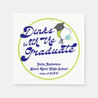 Dinks with the Graduate Pickleball Graduation Napkins