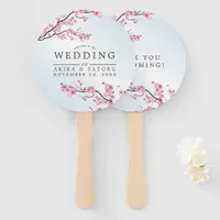 Sakura Japanese Cherry Blossom Asian Wedding Hand Fan