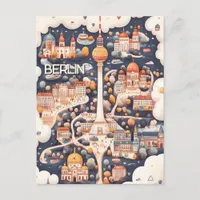 Travel to Berlin Germany Postcard