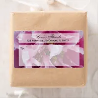 Pink Peony Floral   Label