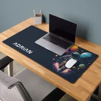 Astronaut in Space Desk Mat