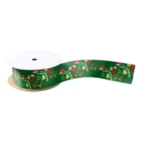 Cute Holiday Pattern Satin Ribbon