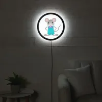 Cute and elegant little mouse LED sign