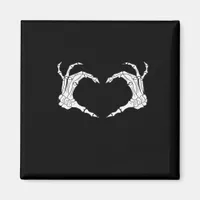 Skeleton Heart Hands Classic Magnet