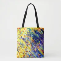 Bright Bold Colors Abstract Tote Bag