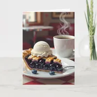 Wishing You a Lovely Birthday | Pie and Ice Cream Card