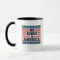 No Kings In America USA Vintage Graphic Mug