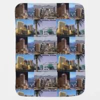 Phoenix Arizona Montage Receiving Blanket