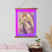 Vintage Easter Angel Hanging Tapestry