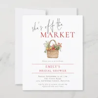Budget She’s off the Market Bridal Shower Invite