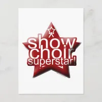 Show Choir Superstar! Postcard