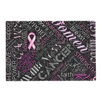 Breast Cancer Awareness Word Cloud ID261 Placemat