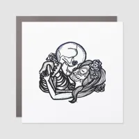 Till Death Do Us Part Classic – Spooky Skeleton Sl Car Magnet