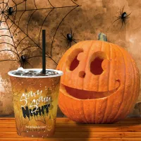 Scary Scary Night Halloween Orange ID946 Paper Cups