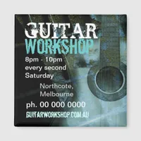 Music Guitar Workshop Promo Magnet